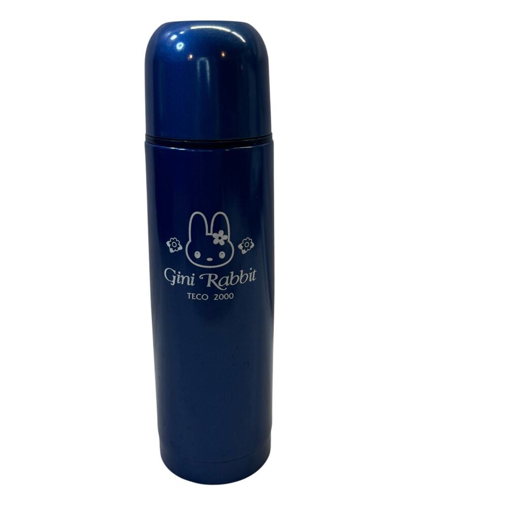 Teco 2000 Gini Rabbit-Metalic Blue‎ 16 oz Insulated Stainless Thermos-Hot/Cold